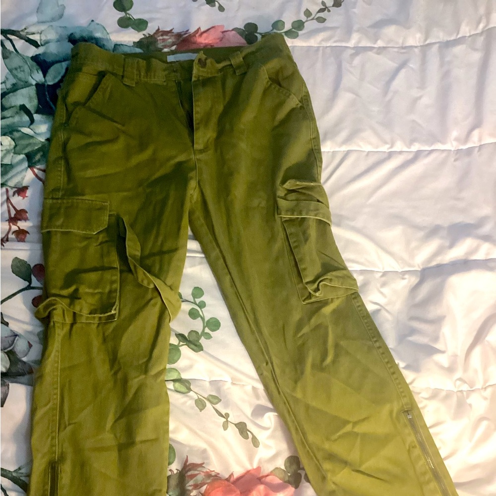 Urban Outfitters Green Cargo Pants